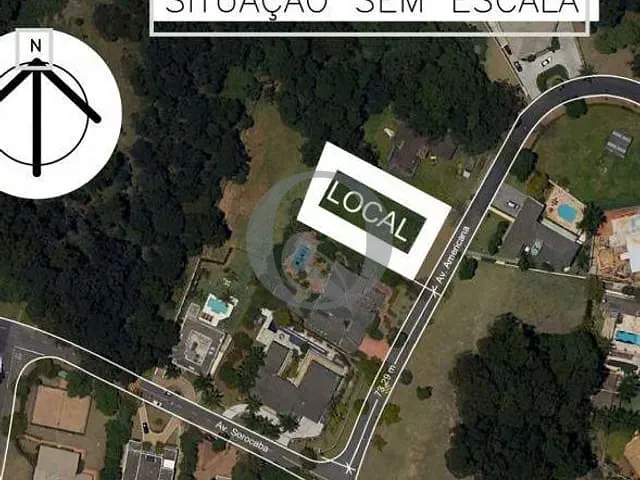 Terreno com 1654m², à venda, no bairro Residencial Tamboré em Barueri