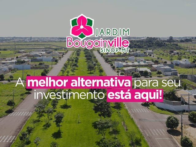 Terreno com 300m², à venda, no bairro Jardim Bougainville em Sinop