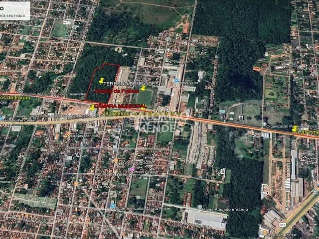 Terreno com 47233m², à venda, no bairro Centro em Benevides