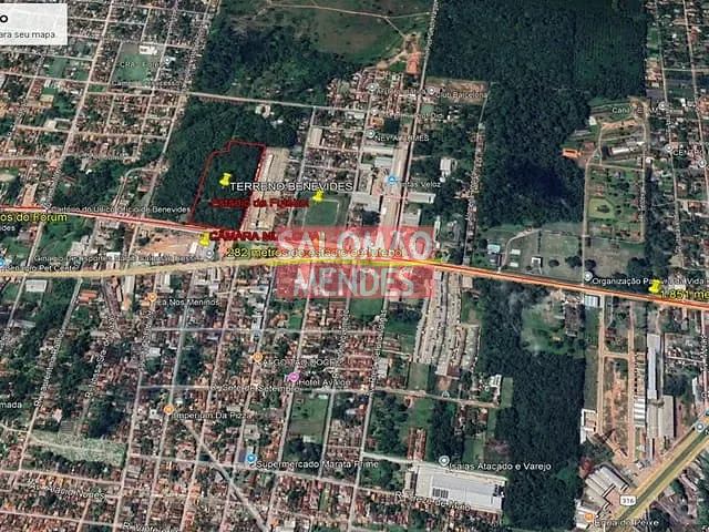Terreno com 47233m², à venda, no bairro Centro em Benevides