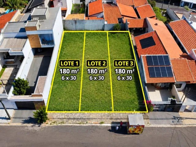 Terreno com 180m², à venda, no bairro Parque Novo Mundo em Americana