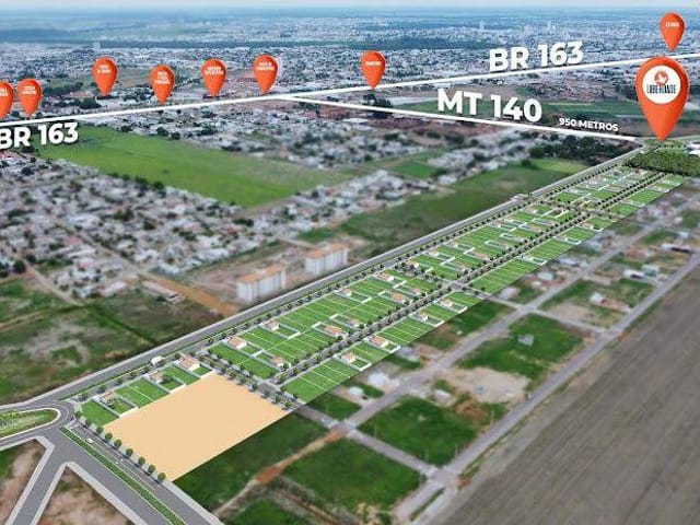 Terreno com 300m², à venda, no bairro Jardim Liberdade em Sinop