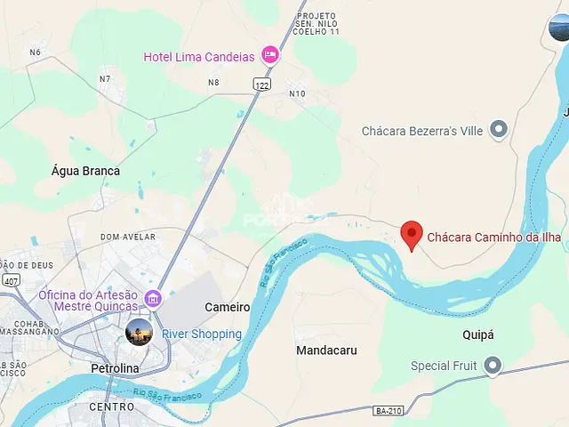 Terreno com 600m², à venda, no bairro Área Rural de Petrolina em Petrolina