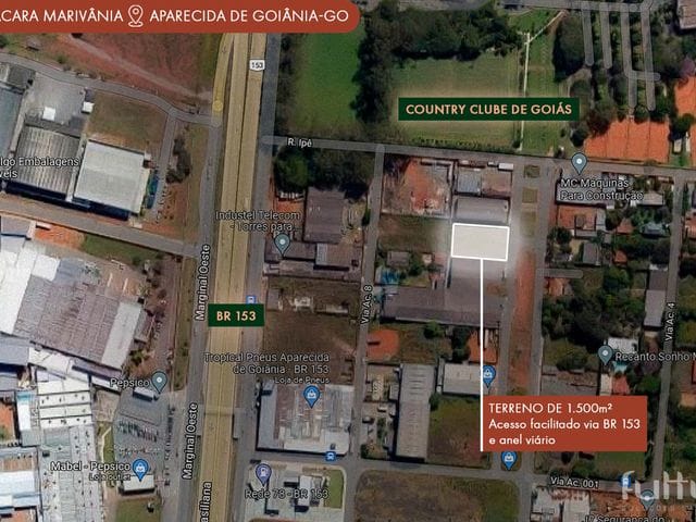 Foto do Terreno - Terreno à venda, Chácaras Marivânia, Aparecida de Goiânia, GO | Futtura Soluções Imobiliarias