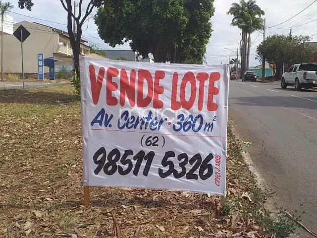 Terreno com 360m², à venda, no bairro Residencial Center Ville em Goiânia