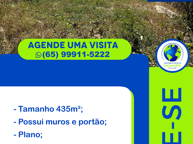 Terreno com 435m², à venda, no bairro Santa Rosa em Cuiabá