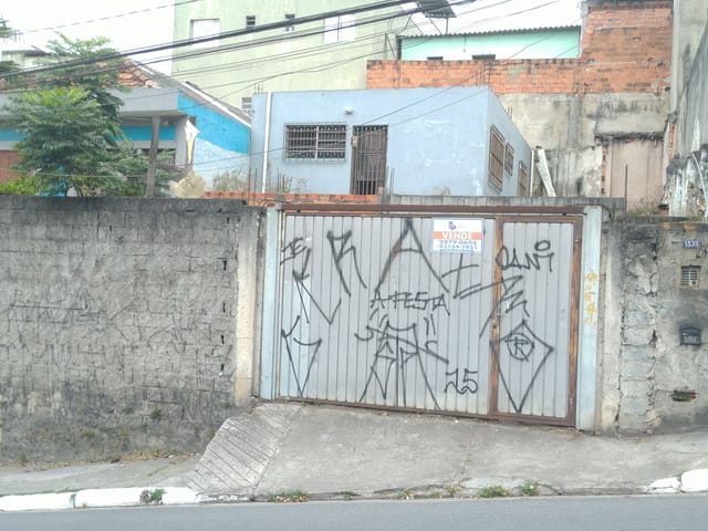 Foto do Terreno - Terreno à venda, Com casa de 44m² com 1 sala, cozinha, 1 dorm, banheiro e lavanderia  -  Casa Verde Alta, São Paulo, SP | Lares e Andares Imóveis