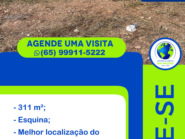 Terreno com 311m², à venda, no bairro Ribeirão do Lipa em Cuiabá