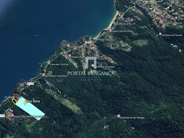 Terreno com 77000m², à venda, no bairro Veloso em Ilhabela