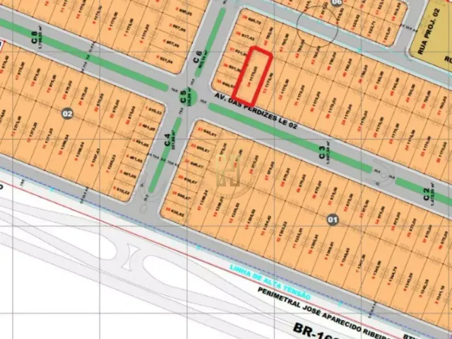 Terreno com 1170m², à venda, no bairro Parque Nova Mutum em Nova Mutum
