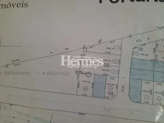 Terreno com 652m², à venda, no bairro Jardim Fortaleza em Paulínia