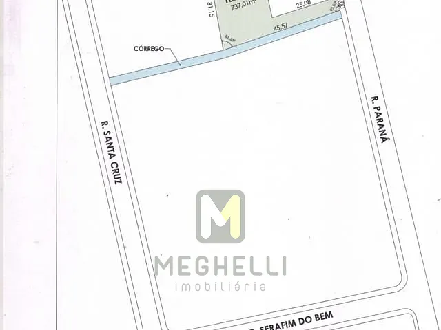 Terreno com 500m², à venda, no bairro Centro em Serrana