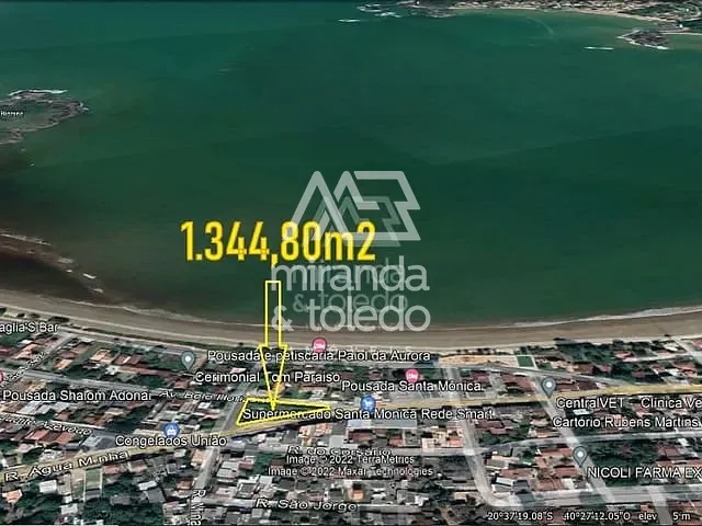 Terreno com 1344m², à venda, no bairro Santa Mônica em Guarapari