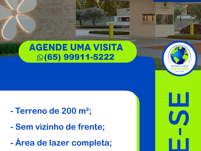Terreno com 200m², à venda, no bairro São Sebastião em Cuiabá