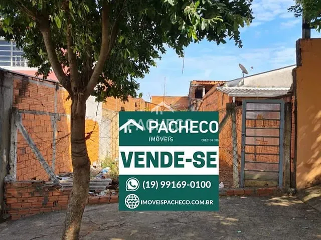 Terreno com 132m², à venda, no bairro Jardim Barão em Santa Bárbara d'Oeste