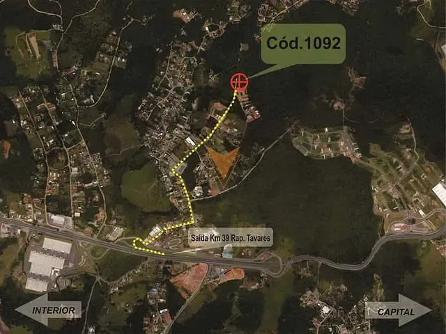 Terreno com 2093m², à venda, no bairro Chácara Recanto Verde em Cotia