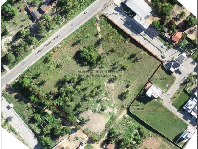 Terreno com 900m², à venda, no bairro Capuã em Barra dos Coqueiros