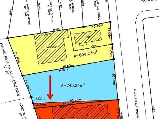 Terreno com 2m², à venda, no bairro Santa Quitéria em Curitiba