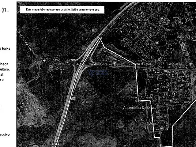 Terreno com 43500m², à venda, no bairro Caçapava Velha em Caçapava