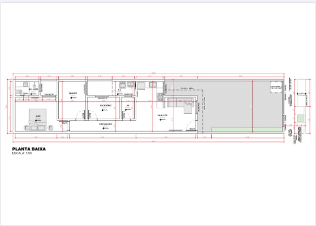 Foto do Casa - Casa à venda no Residencial Canaã II | 3 quartos (1 suíte), sala de TV e jantar, lavabo, lavanderia, 74m² construídos em lote de 180m² | ApêHouse | Imobi