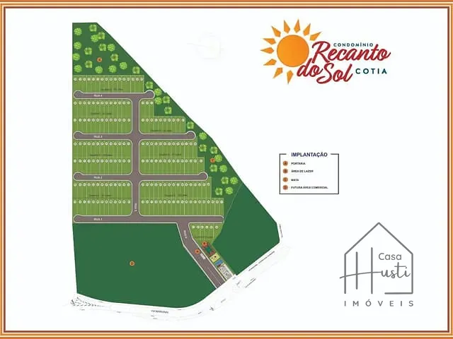 Terreno com 141m², à venda, no bairro Parque mirizola em Cotia