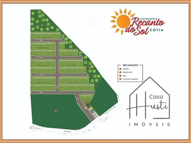 Terreno com 141m², à venda, no bairro Parque mirizola em Cotia