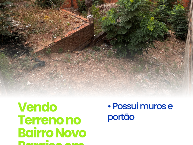 Terreno com 300m², à venda, no bairro Novo Paraíso em Cuiabá