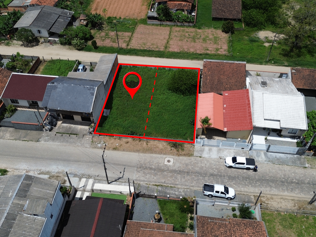 Foto do Terreno - Terreno N°2 Murado Apenas 700 metros da lagoa á venda, Bairro Costeira, Balneário Barra do Sul, SC | North Center