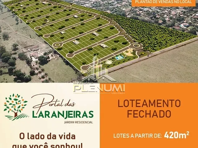 Terreno com 420m², à venda, no bairro Jardim Residencial Portal das Laranjeiras em Corumbataí