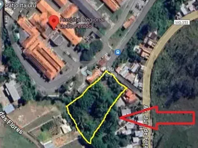 Terreno com 4209m², à venda, no bairro Grama em Juiz de Fora