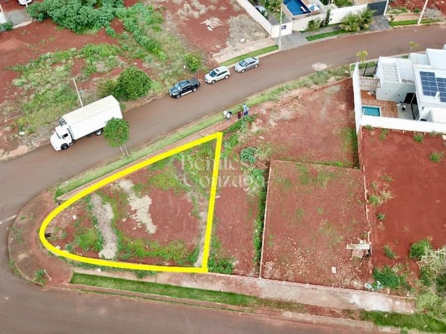 Foto do Terreno - Terreno de esquina à venda com 483m² no Jardim Dias II em Maringá – Quitado, asfaltado e pronto para construir | Benites & Gonzaga Imóveis