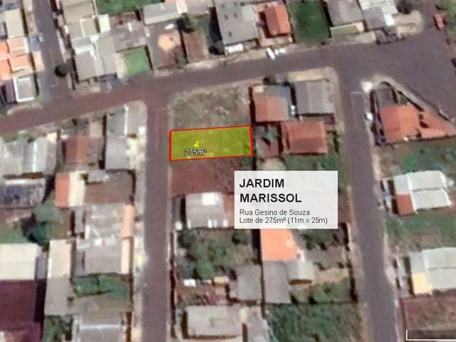 Foto do Terreno - Terreno à venda, Jardim Marissol, Apucarana, PR | J. Mareze Imóveis Ltda