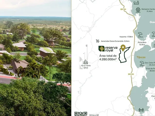 Terreno com 251m², à venda, no bairro Areias em Tijucas