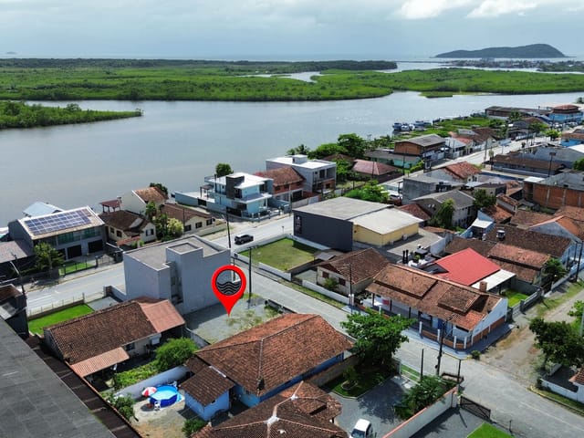Foto do Terreno - Terreno Murado a 50m da Lagoa à venda, Bairro Costeira, Balneário Barra do Sul, SC | North Center
