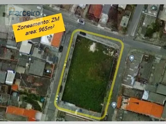 Terreno com 950m², à venda, no bairro Vila Nova Curuçá em São Paulo