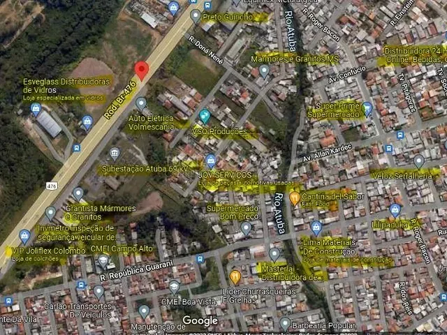 Terreno com 4m², à venda, no bairro Atuba em Curitiba