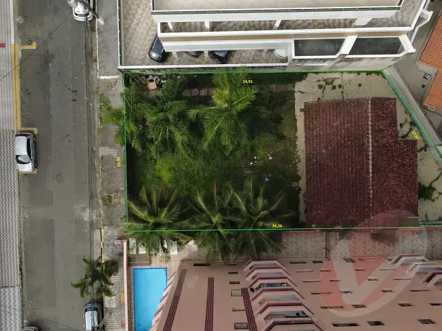 Terreno com 444m², à venda, no bairro Caiçara em Praia Grande