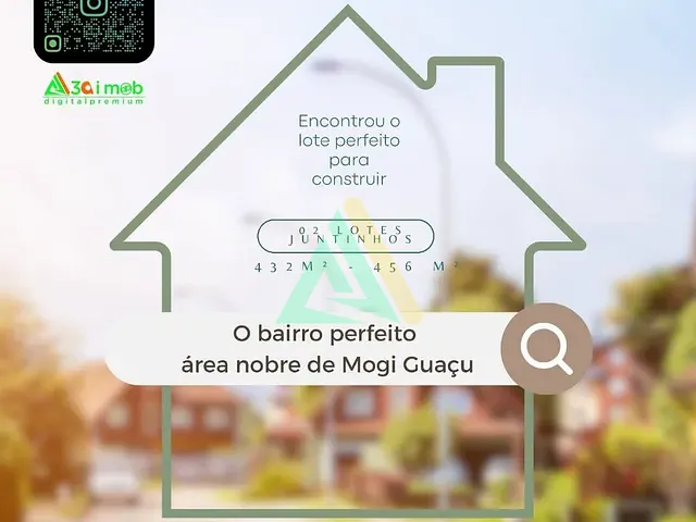 Terreno com 433m², à venda, no bairro Jardim Centenário em Mogi Guaçu