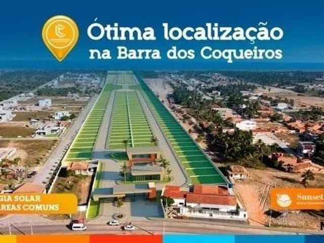 Terreno com 301m², à venda, no bairro Luar da Barra em Barra dos Coqueiros