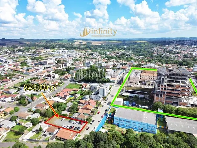 Terreno com 880m², à venda, no bairro Vila Buenos Aires em Mafra
