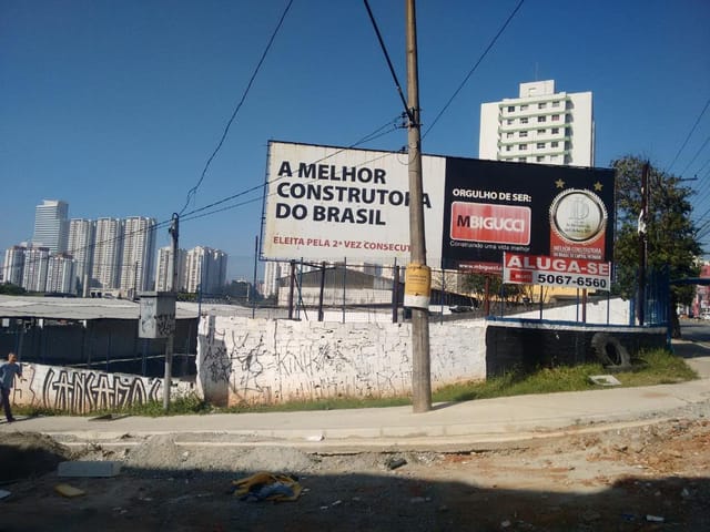 Terreno com 1272m², para alugar, no bairro Rudge Ramos em São Bernardo do Campo