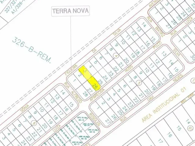 Terreno com 300m², à venda, no bairro TERRA NOVA em Rolândia