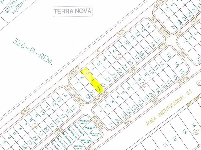 Terreno com 300m², à venda, no bairro TERRA NOVA em Rolândia