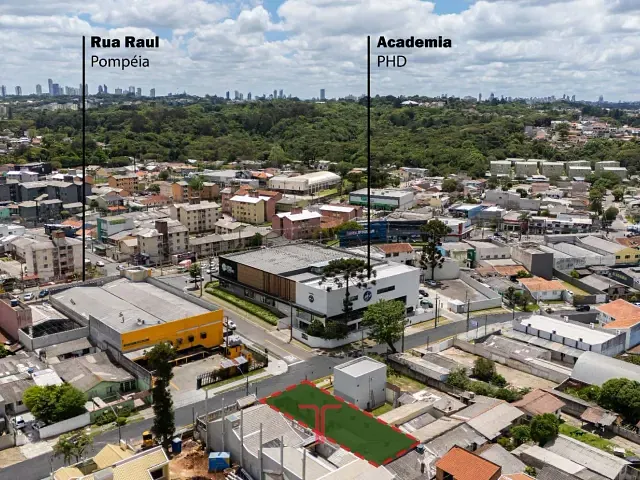 Terreno com 360m², à venda, no bairro Cidade Industrial em Curitiba