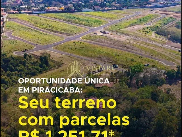 Terreno com 200m², à venda, no bairro Colinas do Piracicaba (Ártemis) em Piracicaba
