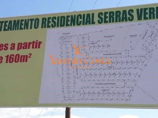 Terreno com 160m², à venda, no bairro Loteamento Serras Verdes em Cambuí