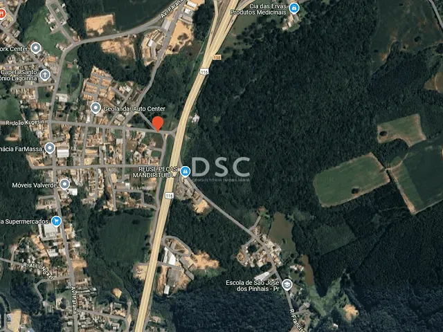 Terreno com 2815m², à venda, no bairro Lagoinha em Mandirituba