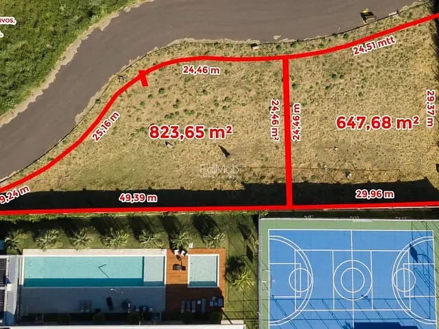 Terreno com 647m², à venda, no bairro Claudete em Cascavel