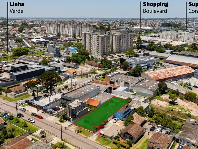 Terreno com 630m², à venda, no bairro Fanny em Curitiba