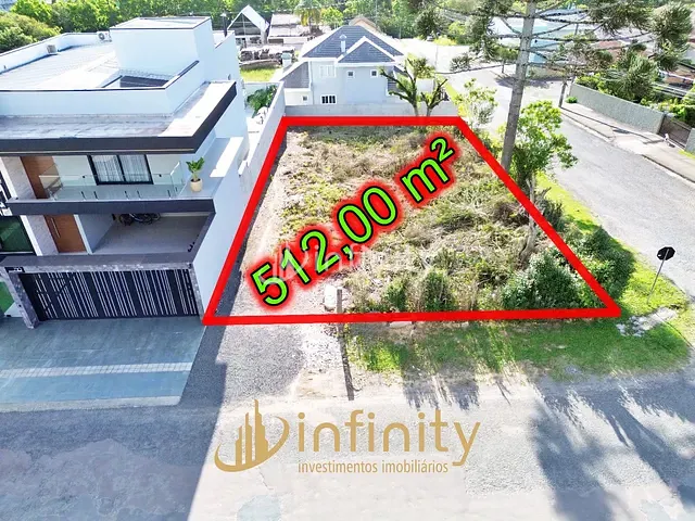 Terreno com 512m², à venda, no bairro Jardim do Moinho em Mafra